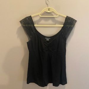 Armani Exchange Black Top